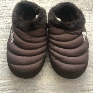 The North Face Shoes | The North Face NSE Tent Mule Fur II Booties - Women's | Color: Brown | Size: M | Emtstewart's Closet